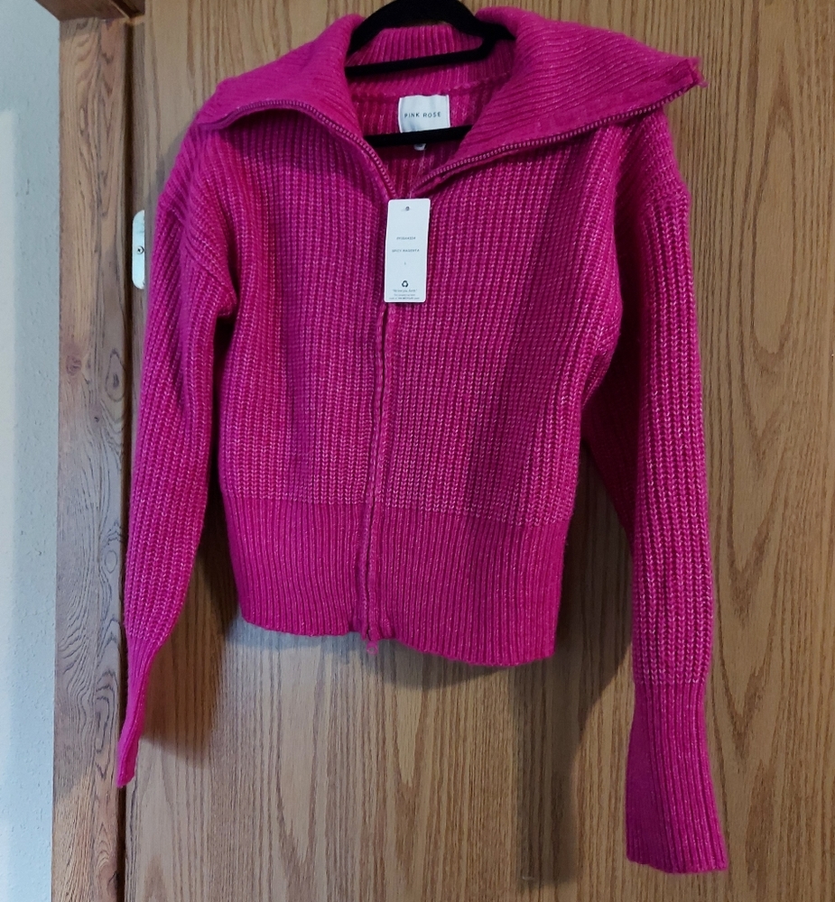 NWT MAGENTA SWEATER